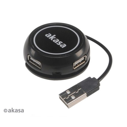 Akasa ADA Akasa Connect4C 4in1 - 4 port USB 2.0 - AK-HB-19BK