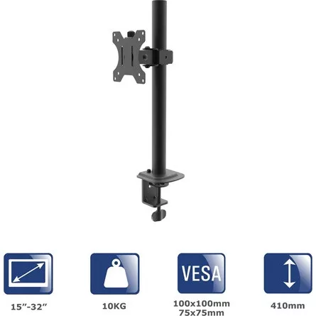 Akyga AK-MB-03 Single Monitor Desk Mount 15"-32" monitor tar