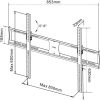 Akyga AK-MB-09 37"-85" TV fali tartó fekete