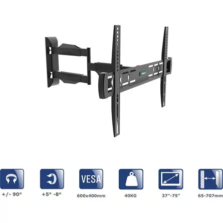 Akyga AK-MB-11 37"-75" TV fali tartó fekete
