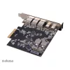 AKASA ADA Akasa - PCI Express Low Profile kártya - USB 3.2 Gen 2 Type-C / Type-A   - AK-PCCU3-09
