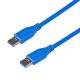 Akyga USB 3.0 A - A kábel, 1.8m - AK-USB-14