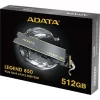 ADATA SSD M.2 2280 NVMe Gen4x4 512GB LEGEND 850