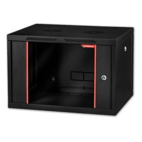   FORMRACK 9U Alfaline 555x450 19" fali rack szekrény - RAL9005 fekete