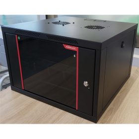   FORMRACK 9U Alfaline 555x560 19" fali rack szekrény - RAL9005 fekete