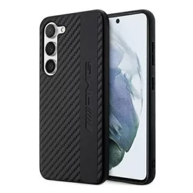   CG Mobile Samsung S23 Plus AMG SIGNATURE CARBON STRIPE AND EMBOSSED műanyag telefonvédő karbon minta FEKETE