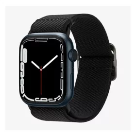   Spigen Apple Watch Series 10 46mm SPIGEN LITE FIT pótszíj egyedi méret, textil, FEKETE