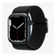 Spigen Apple Watch Series 10 46mm SPIGEN LITE FIT pótszíj egyedi méret, textil, FEKETE