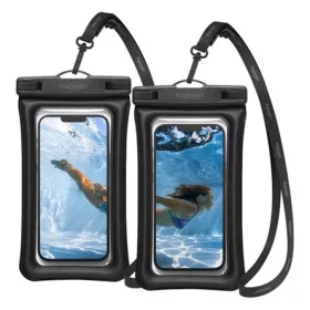   SPIGEN A610 vízhatlan/vízálló tok, AQUA 2db IPX8, 6.9" méret, FEKETE