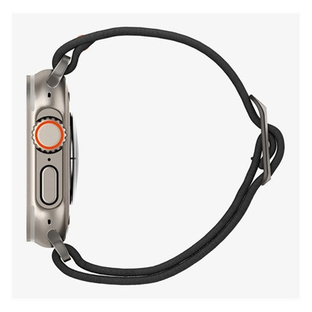 Spigen Apple Watch Series 10 46mm SPIGEN LITE FIT ULTRA pótszíj egyedi méret, textil, FEKETE
