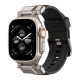 Spigen Apple Watch Series 10 46mm SPIGEN DURAPRO ARMOR PU pótszíj egyedi méret, fém csat, FEKETE