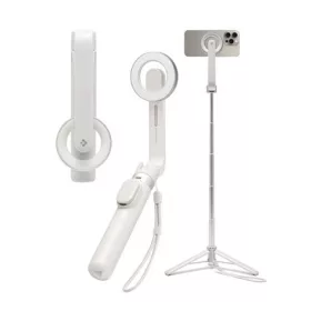   SPIGEN iPhone 17 SPIGEN S571W szelfibot tripod állvány, 16.7-74cm, BÉZS