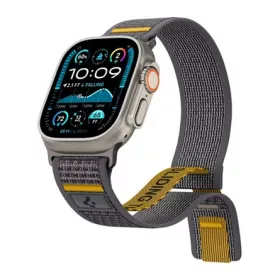   SPIGEN Apple Watch Series 5 44mm SPIGEN ATHLEX pótszíj egyedi méret, SPORT, SÖTÉTSZÜRKE
