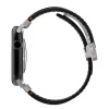 SPIGEN Apple Watch Series 5 44mm SPIGEN CLASSIC FIT pótszíj egyedi méret, pillangó csat, FEKETE