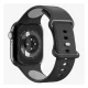 SPIGEN Apple Watch Series 5 44mm SPIGEN NANO POP pótszíj egyedi méret, szilikon, FEKETE
