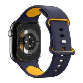  SPIGEN Apple Watch Series SE 2 40mm SPIGEN NANO POP pótszíj egyedi méret, szilikon, SÖTÉTKÉK