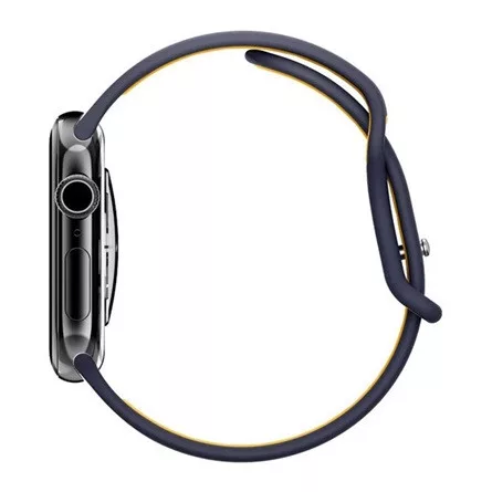 SPIGEN Apple Watch Series SE 2 40mm SPIGEN NANO POP pótszíj egyedi méret, szilikon, SÖTÉTKÉK