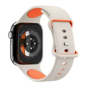   SPIGEN Apple Watch Series 5 40mm SPIGEN NANO POP pótszíj egyedi méret, szilikon, BÉZS