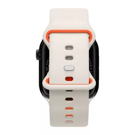 SPIGEN Apple Watch Series 5 40mm SPIGEN NANO POP pótszíj egyedi méret, szilikon, BÉZS