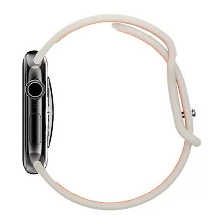 SPIGEN Apple Watch Series 5 40mm SPIGEN NANO POP pótszíj egyedi méret, szilikon, BÉZS