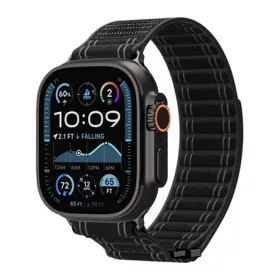   SPIGEN Apple Watch Series 5 44mm SPIGEN WBF0 pótszíj egyedi méret, állítható, FEKETE