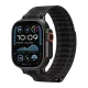 SPIGEN Apple Watch Series 5 44mm SPIGEN WBF0 pótszíj egyedi méret, állítható, FEKETE