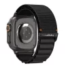 SPIGEN Apple Watch Series 5 44mm SPIGEN WBF1 pótszíj egyedi méret, állítható, FEKETE