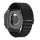 SPIGEN Apple Watch Series 5 44mm SPIGEN WBF1 pótszíj egyedi méret, állítható, FEKETE