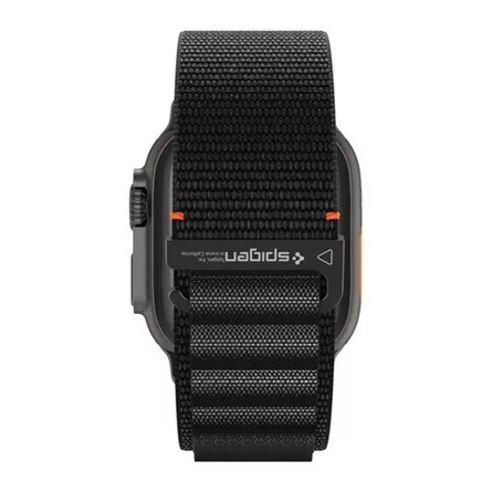 SPIGEN Apple Watch Series 5 44mm SPIGEN WBF1 pótszíj egyedi méret, állítható, FEKETE