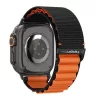 SPIGEN Apple Watch Series 5 44mm SPIGEN WBF1 pótszíj egyedi méret, állítható, FEKETE/NARANCSSÁRGA