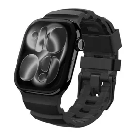   SPIGEN Apple Watch Series 5 44mm SPIGEN WBS2 pótszíj egyedi méret, állítható, FEKETE