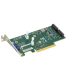 SUPERMICRO Low Profile PCIe Riser Card supports 2 M.2 Module (Retail)