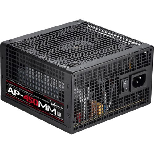 Formula Tápegység 450W - AP-450MM (80 Plus, Aktív PFC, 12cm)