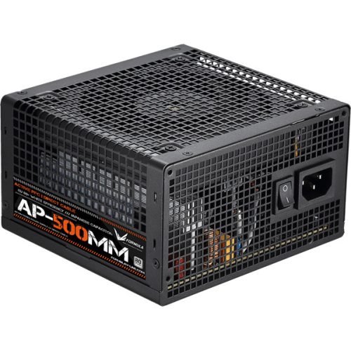 Formula Tápegység 500W - AP-500MM (80 Plus, Aktív PFC, 12cm)