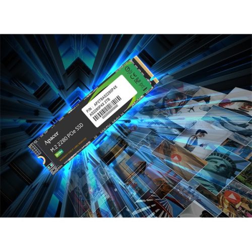 Apacer SSD AS2280P4X Series - 1TB AP1TBAS2280P4X-1 (M.2 PCI-E Gen. 3, Olvasás: 2100 MB/s, Írás: 1700 MB/s)