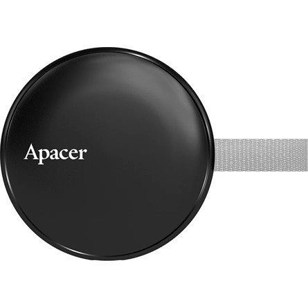 Apacer Külső SSD 1TB - AS725 (USB3.2 Type C, R/W: 1000 MB/s, MagSafe, fekete)