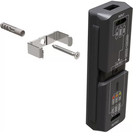 MikroTik Automotive Power Adapter túlfeszültség-védő fekete