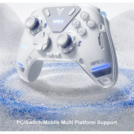Flydigi Apex 4 Bluetooth / USB / vezeték nélküli gamepad játékvezérlő fehér