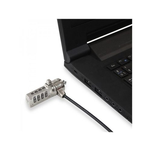 APPROX Notebook kábelzár -  1.8m, PVC borítás, 4 számjegyű kód