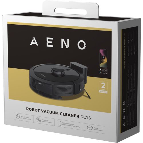 Aeno Laser Robot vacuum cleanerwith 5200 mah battery .2 in1 water tankand dustbin,300mi dustbin,300ml waterank,suction4000pa.