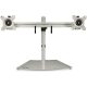 StarTech DUAL-MONITOR STAND - HORIZONTAL FOR UP TO 24IN MONITORS - SILVER