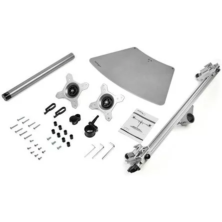 StarTech DUAL-MONITOR STAND - HORIZONTAL FOR UP TO 24IN MONITORS - SILVER