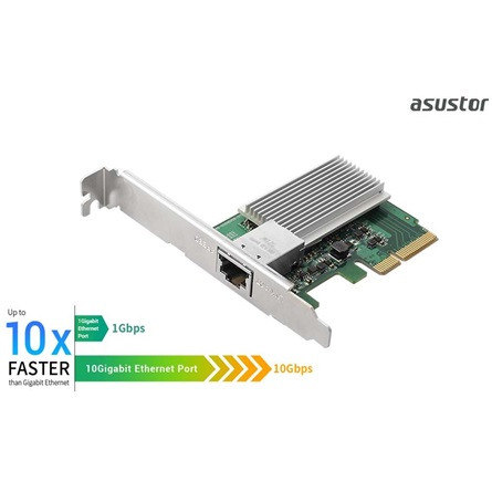 Asustor AS-T10G2 10Gb/s PCIe x4 RJ45 hálózati adapter