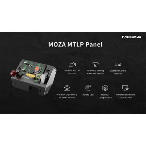 Moza Racing kiegészítő - Flight MTLP Vezérlő (Control Panel, Hall effect)
