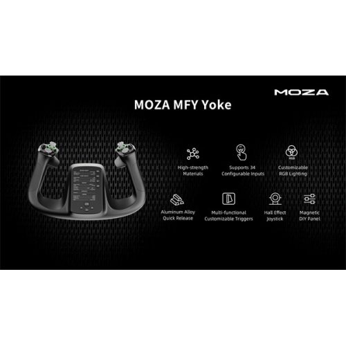 Moza Racing kiegészítő - MFY YOKE vezérlő (Hall effect, RGB)