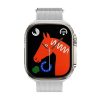 Hoco Apple Watch Series 10 42mm HOCO AS101 pótszíj egyedi méret, mágneses, EZÜST