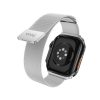 Hoco Apple Watch Series 10 42mm HOCO AS101 pótszíj egyedi méret, mágneses, EZÜST