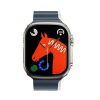 Hoco Apple Watch Series 10 42mm HOCO AS102 pótszíj egyedi méret, mágneses, SÖTÉTKÉK/FEHÉR