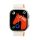 Hoco Apple Watch Series 10 42mm HOCO AS102 pótszíj egyedi méret, mágneses, FEHÉR/NARANCSSÁRGA
