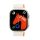 Hoco Apple Watch Series 10 46mm HOCO AS102 pótszíj egyedi méret, mágneses, FEHÉR/NARANCSSÁRGA
